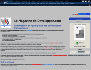 magazine.developpez.com screenshot