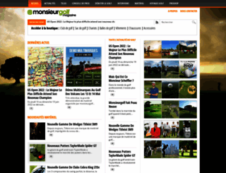 magazine.monsieurgolf.com screenshot