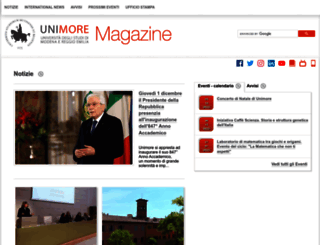 magazine.unimore.it screenshot