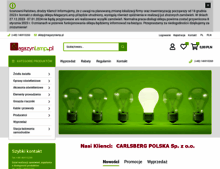 magazynlamp.pl screenshot