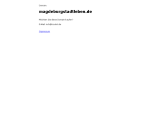 magdeburgstadtleben.de screenshot