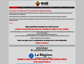 mage-application.com screenshot