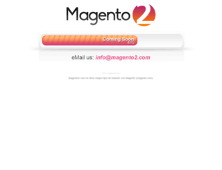 magento2.com screenshot