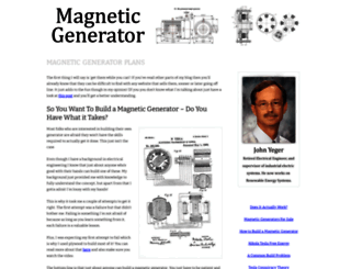mageticenergygeneration.wordpress.com screenshot