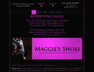 maggiesshoes.net screenshot