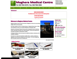magheramedicalcentre.co.uk screenshot