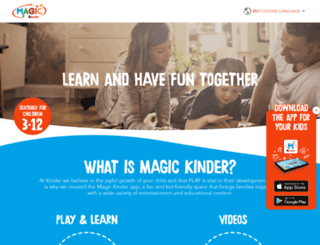 magic-kinder.com screenshot