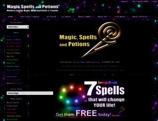 magic-spells-and-potions.com screenshot