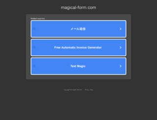 magical-form.com screenshot