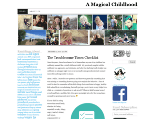 magicalchildhood.wordpress.com screenshot