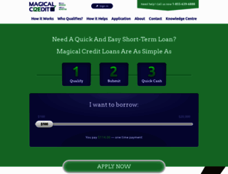 magicalcredit.ca screenshot