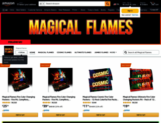 magicalflames.com screenshot