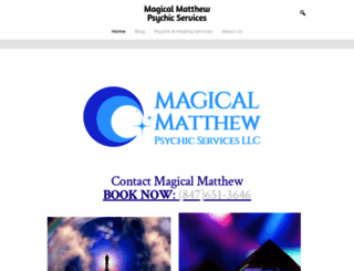 magicalmatthew.com screenshot