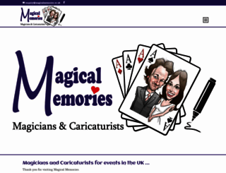 magicalmemories.co.uk screenshot