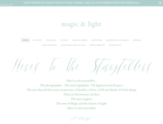 magicandlightcollection.com screenshot