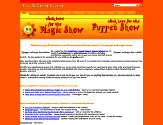 magicandpuppetshow.com screenshot