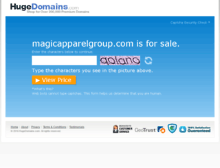 magicapparelgroup.com screenshot