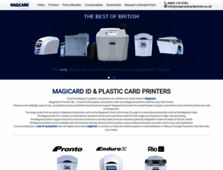 magicardcardprinter.co.uk screenshot