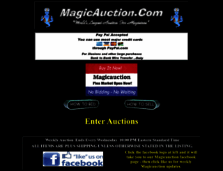 magicauction.com screenshot