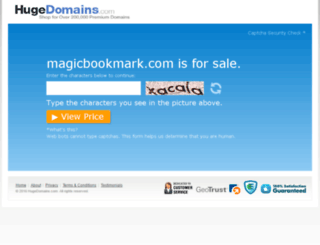 magicbookmark.com screenshot