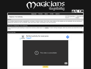 magiciansthegathering.com screenshot