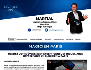 magicienparis.com screenshot