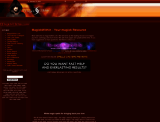 magickwithin.com screenshot