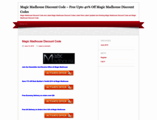 magicmadhousedeals.wordpress.com screenshot