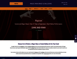 magicmanbrad.com screenshot