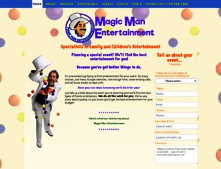 magicmanentertainment.com screenshot