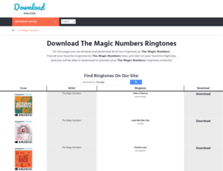 magicnumbers.download-ringtone.com screenshot