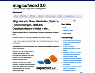 magicofword.com screenshot