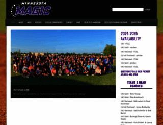 magicsoftball.org screenshot