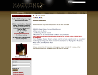 magictimeproductions.com screenshot