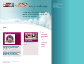 magictouchcarpet.net screenshot