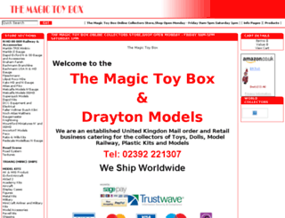 magictoybox-online.co.uk screenshot