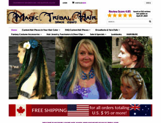 magictribalhair.com screenshot