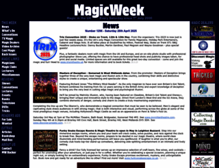 magicweek.co.uk screenshot