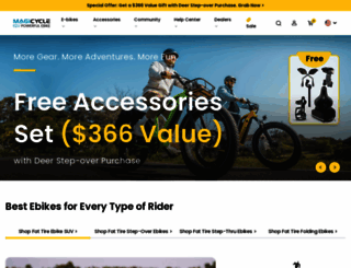 magicyclebike.com screenshot