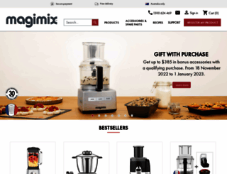 magimix.com.au screenshot