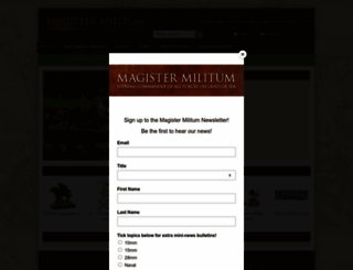 magistermilitum.com screenshot