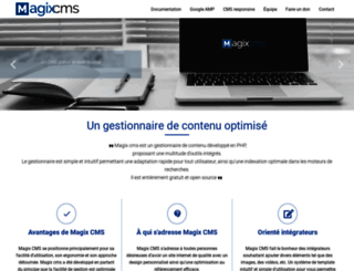 magix-cms.com screenshot