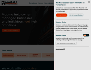 magma.co.uk screenshot