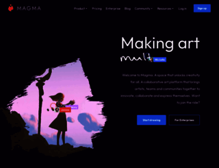 magma.com screenshot