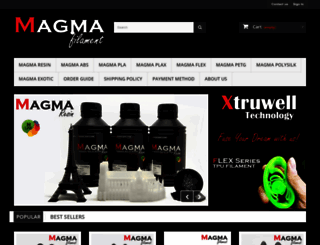 magma3dp.com screenshot