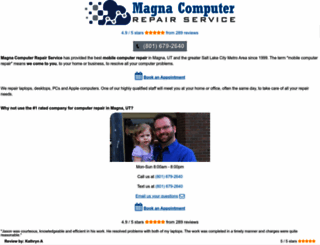 magnacomputerrepair.com screenshot