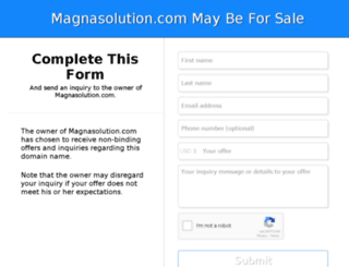 magnasolution.com screenshot