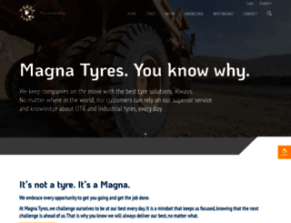 magnatyres.com screenshot
