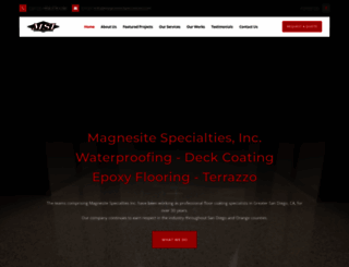 magnesitespecialties.com screenshot
