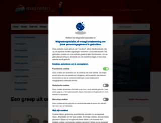 magnetenspecialist.nl screenshot
